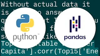 Use corr to get the correlation between two columns
