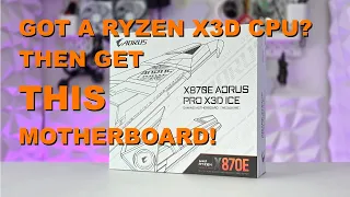 The Gigabyte X870E AORUS PRO X3D ICE Motherboard Looks and Performs like a BEAST