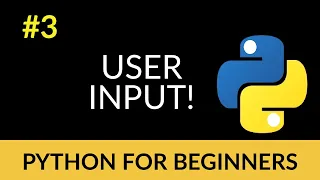 Python Beginner Tutorial - User Input