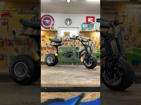 Made in Germany... JerryCan Moto! #jerrycan #minimotor #50cc #diy #motorcycle #moto