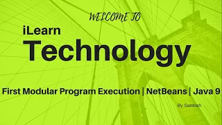 First Modular Program Execution with IDE Java 9 NetBeans