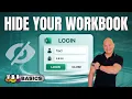 Hide Excel Completely and Show Login Form Only