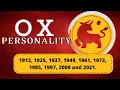 Ox Chinese Zodiac Sign Personality