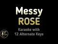 Download Lagu ROSÉ - Messy Karaoke Instrumental Lower Higher Male \u0026 Original Key