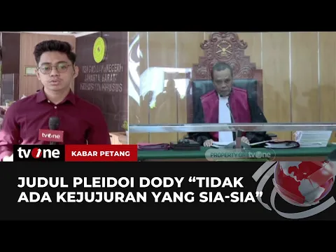 Sambil Terisak Dody Membacakan Pleidoi di Hadapan Hakim