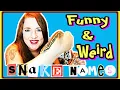 Funny and Weird Snake Names Asclepion is still crazy