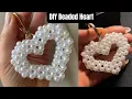 DIY || HOW TO MAKE HEART KEYCHAINS || BEADED HEART ( BEADED KEY CHAIN)