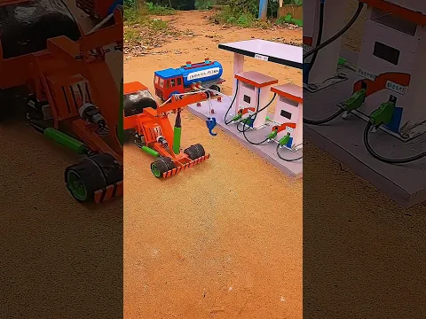छोटी JCB का पेट्रोल खत्म हो गया  फिर हुआ ये! 🥲😅(part16)#motupatlu #shorts