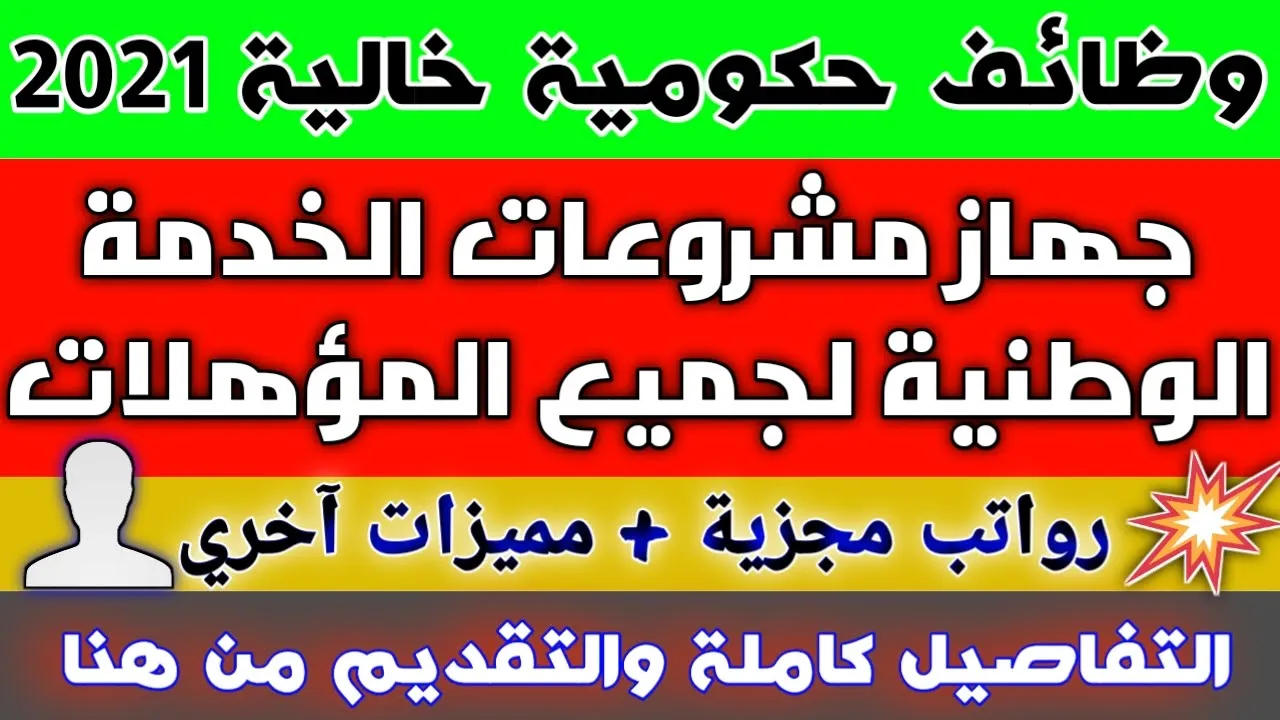 وظائف جهاز مشروعات الخدمه الوطنية - القوات المسلحة المصرية اكتوبر ٢٠٢٠