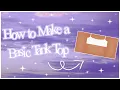 How to make a basic tank top for ROBLOX designing tutorial on Paint net