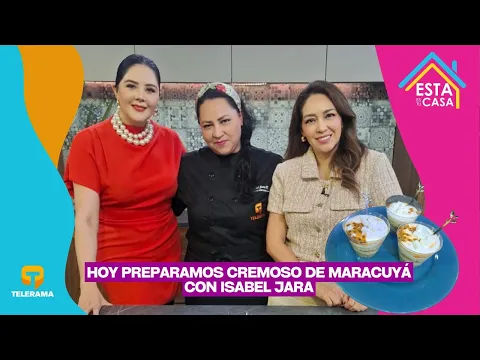 Hoy preparamos cremoso de maracuyá