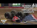 Monster Jam Portland Highlights February 28th 2026 7PM