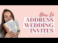 Envelope Addressing - Wedding Addressing Etiquette Rules
