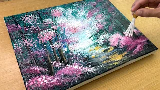 Acrylic Painting Techniques / Easy Painting