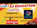 NPTEL Programming In Java Week 9 Programming Assignment Answers Solution Quiz 2025 - Jan