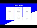 Create Pricing table Using Only HTML CSS BOOTSTRAP
