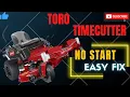 Toro Timecutter Zero Turn No Start Issue Fixed By Bypassing The Park Brake