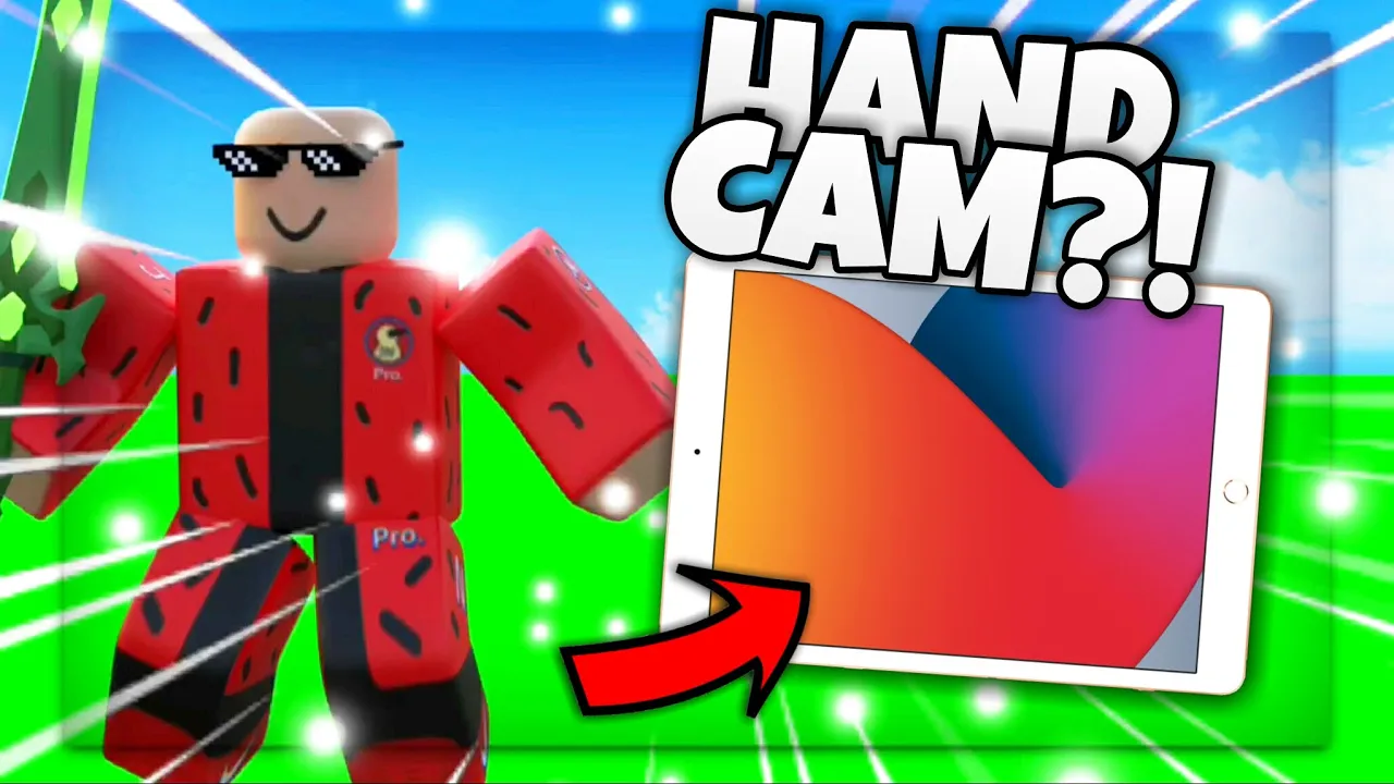 #1 mobile player does handcam in Roblox Bedwars