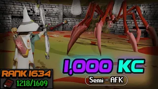 1000 Sarachnis - 5 Methods No Bloodfury AFK Collection Log Series Ep 23 OSRS