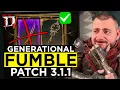 D4 3 1 1 Patch Notes Bad News WORSE News and ONE Silver Lining