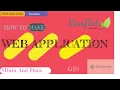 How to make webapplication in leaflet gis opensource