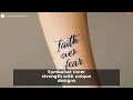 8 Faith Over Fear Tattoo Designs to Inspire Courage
