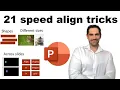 PowerPoint 21 align speed tricks you never knew
