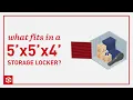 Storage Unit Size Guide - 5 x5 x4 Storage Locker