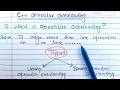 Operator overloading in c What is overloading in OOP types of operator overloading in C