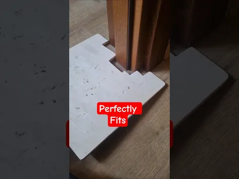 Cut perfectly fitting wood  easily #woodworking #lifehacks #babieztv #reallifehacks #diyshorts