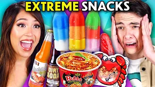 Download Americans Try The Most Extreme Snacks You Can Buy! MP3