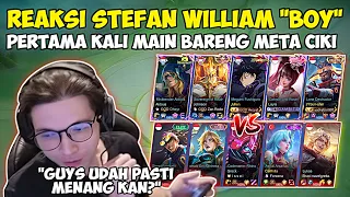 Reaksi Stefan William Main Bareng Meta Ciki! Boy “Udah Pasti Menang Kan”