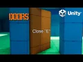 Doors in Unity - Sliding and Rotating Doors Make Them Automatically or Usable