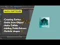 Maya Dynamics Tutorial Maya Particle explosion effects