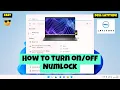 How to turn Numlock Dell Latitude Laptops