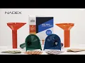 Coin Sorter Tubes - Funnel Shaped Color-Coded Coin Counter Stacking Sorting Tubes 252 Wrappers