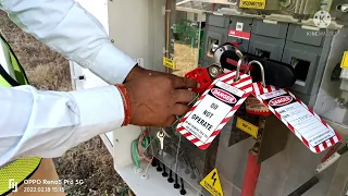loto lockout tagout procedure demonstration 