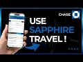 How to Use Chase Sapphire Travel Feature