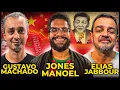 GROOTSTE VERGADERING VAN HET JAAR: Jones Manoel, Gustavo Machado en Elias JabbourSocialistische