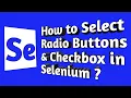 How To Select Radio Buttons and Checkboxes in Selenium WebDriver