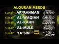 Bacaan AlQuran Merdu | Surat Al Waqiah, Al Kahfi, Ar Rahman,Al Mulk,Yasin, Penyejuk Hati mu