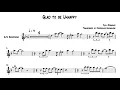 Glad to be Unhappy - Paul Desmond transcription