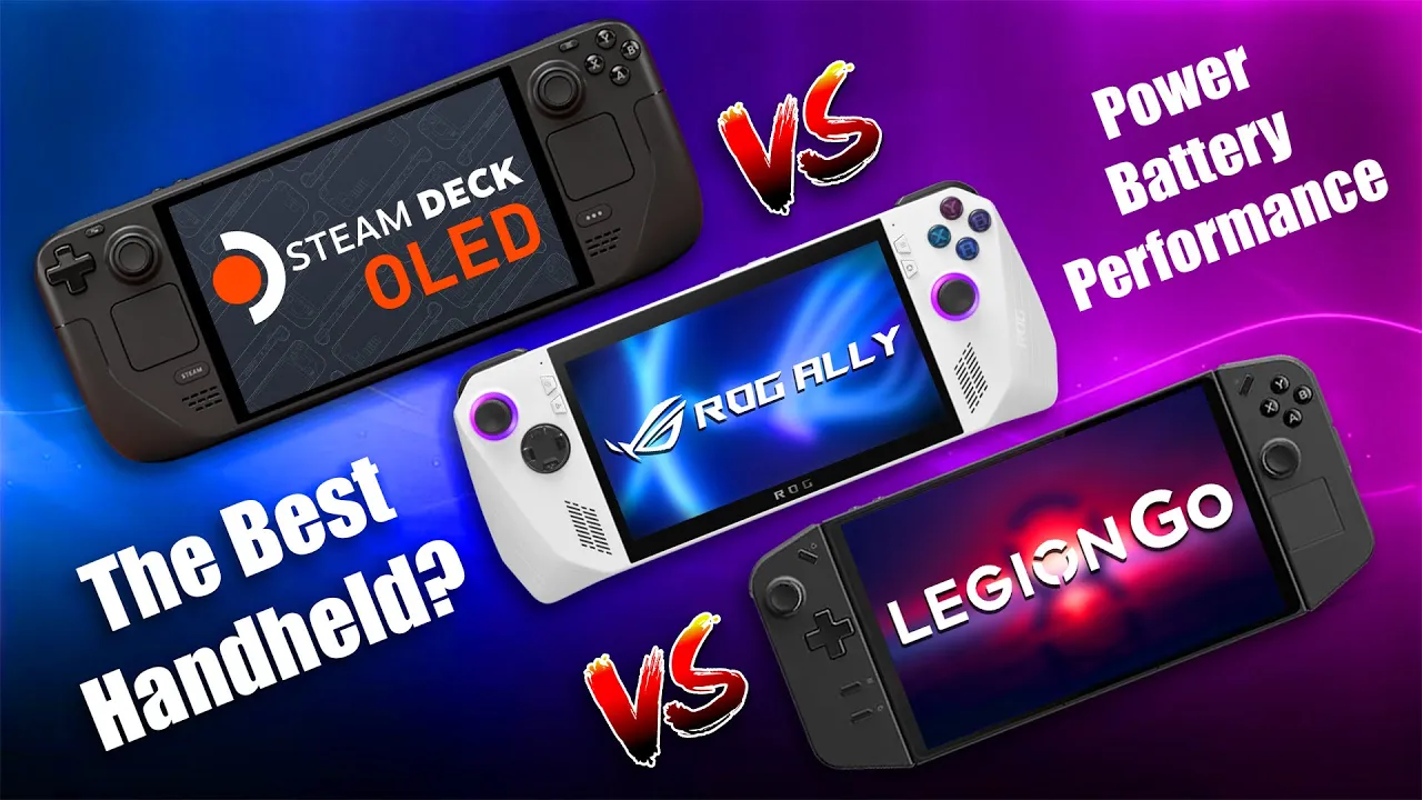 The Best Handheld Is… Steam Deck OLED Vs ROG Ally Vs Legion Go