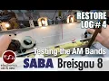 SABA Breisgau 8 pt 4 Testing the AM Bands - Longwave Mediumwave and Shortwave