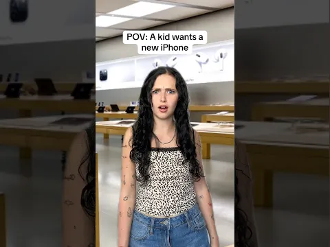 KID WANTED A NEW IPHONE FOR SCHOOL