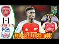 Lagu Arsenal vs Crystal Palace 1-1(PEN 8-7) - All Goals \u0026 Highlights | Quarter-final 🔥 EFL Cup 2025 HD