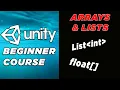 Unity Basics Course arrays and lists