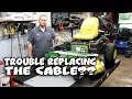 John Deere Zero Turn Throttle Cable Replacement With Detailed Step By Step Instructions Z345 Mower
