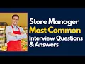 Store Manager Interview Questions and Answers for 2025