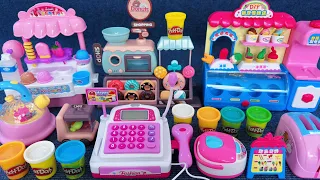 13 Minutes Satisfying with Unboxing Ice Cream Store Colorful MilK Toy Set Review Toys | ASMR